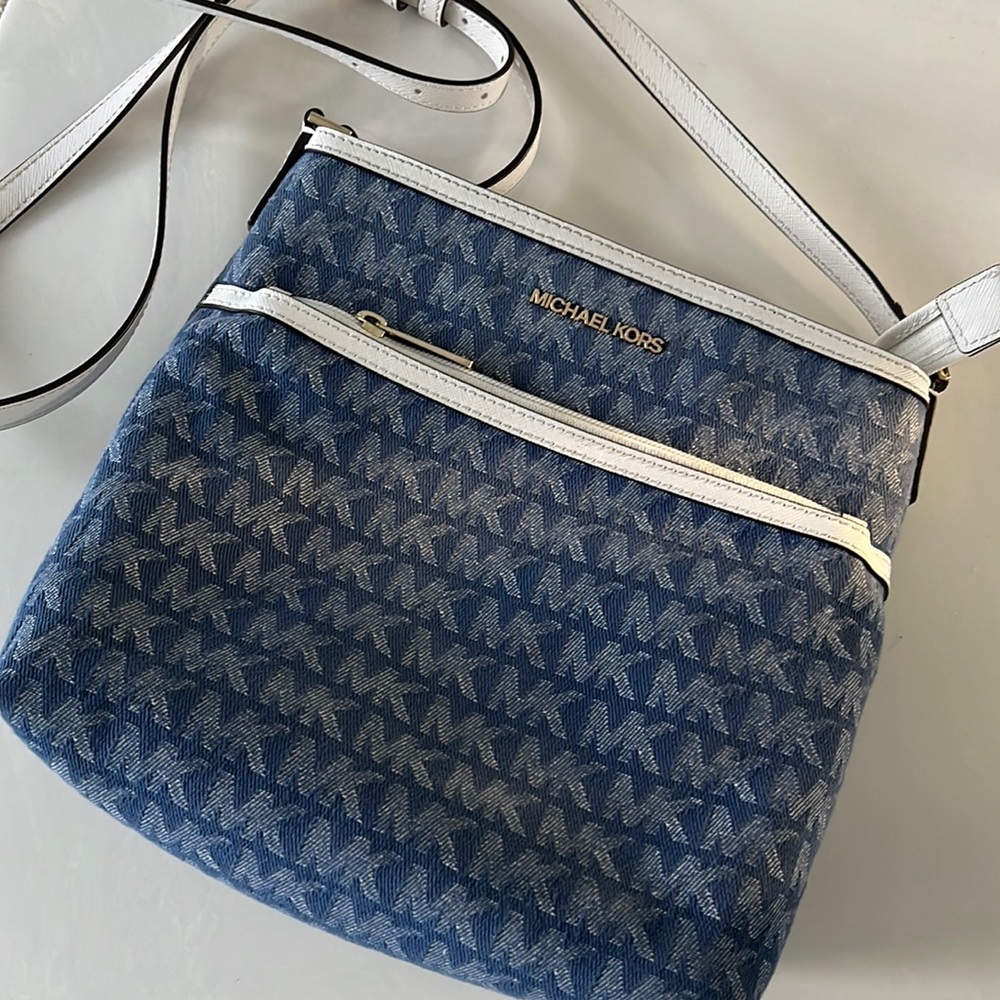 Michael Kors Denim Crossbody Bag